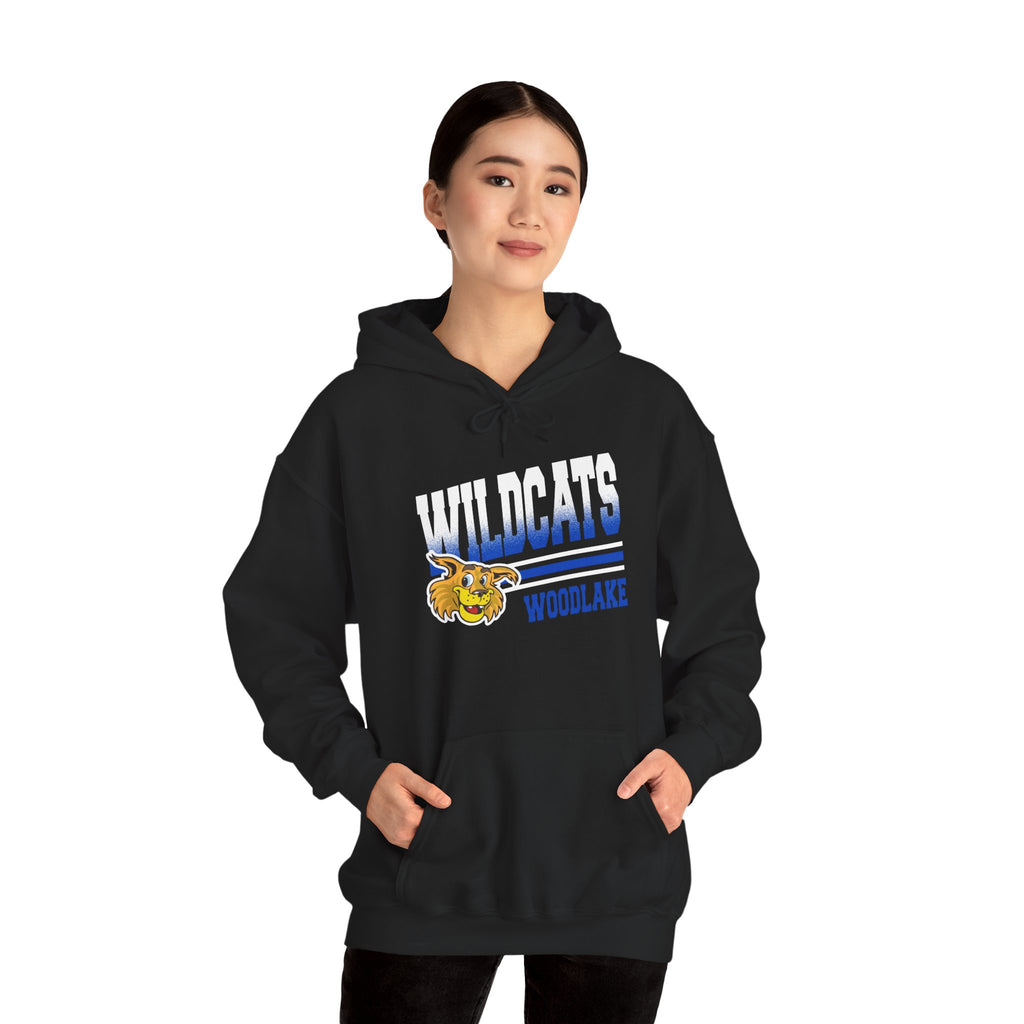 ADULT Woodlake Wildcats Hoodie — School Mascot Hooded Sweatshirt