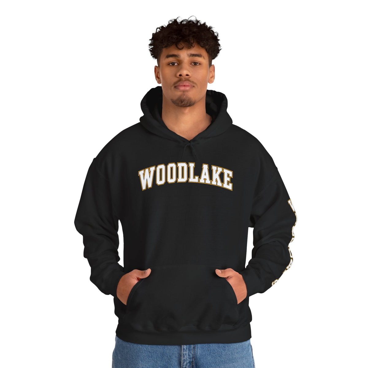 ADULT Woodlake Wildcats Hoodie - Collegiate School Spirit Pullover