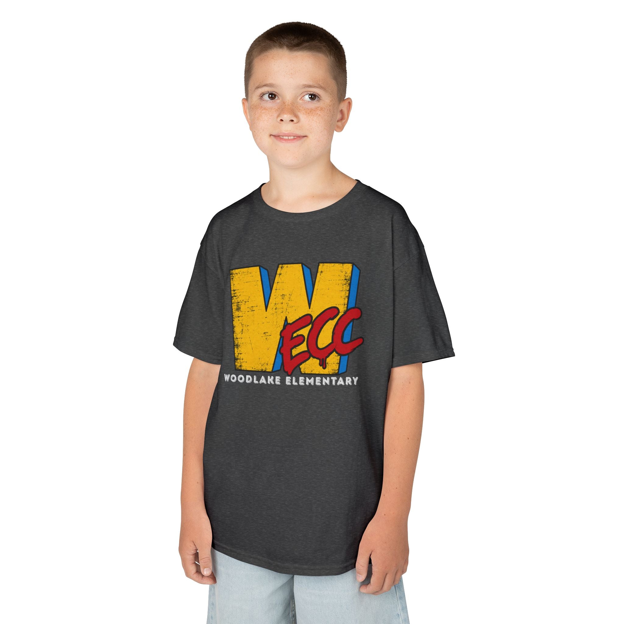 YOUTH T-Shirt — Woodlawn Elementary 'WECC' School Spirit Tee