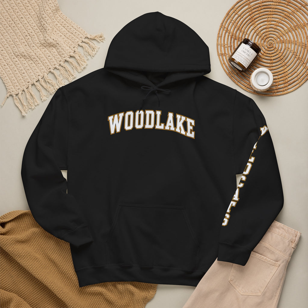 ADULT Woodlake Wildcats Hoodie - Collegiate School Spirit Pullover