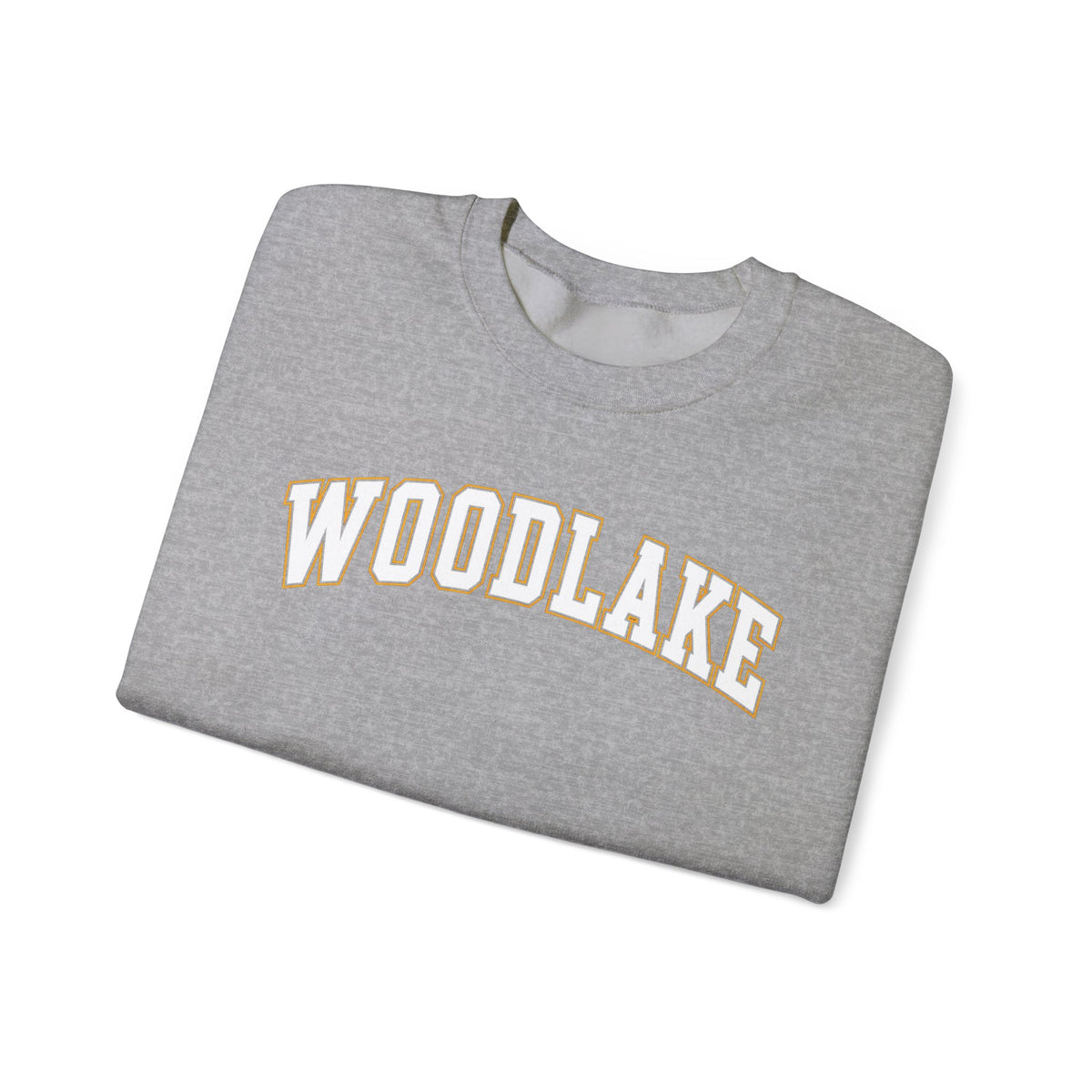 ADULT Woodlake Crewneck Sweatshirt | Collegiate Arc Logo Pullover