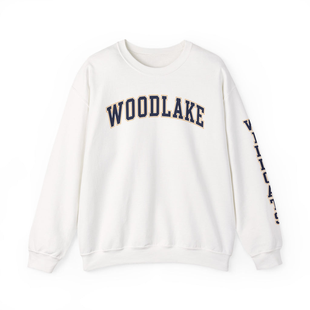 ADULT Woodlake Crewneck Sweatshirt | Collegiate Arc Logo Pullover