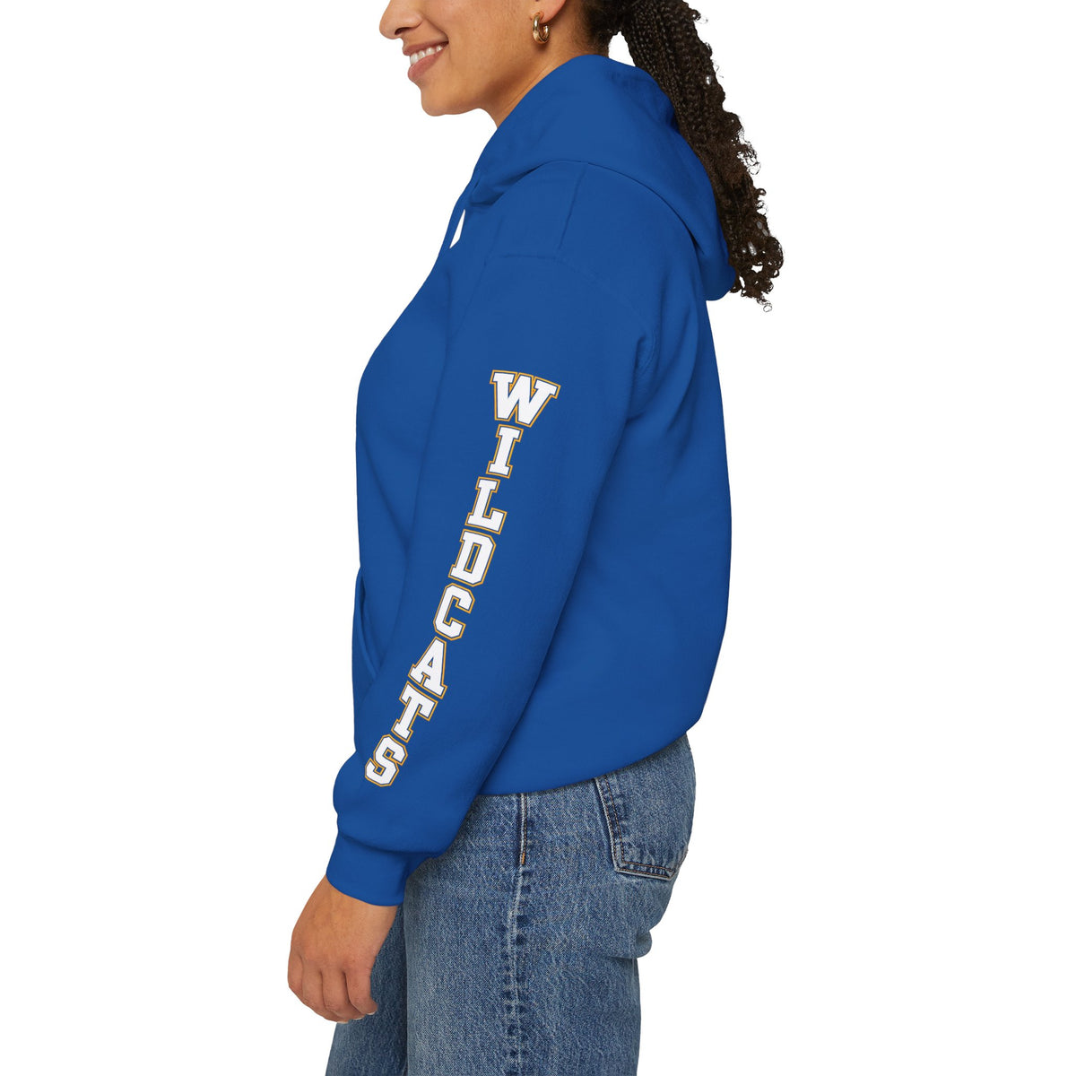 ADULT Woodlake Wildcats Hoodie - Collegiate School Spirit Pullover