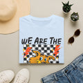 ADULT Wildcats Checkerboard T-Shirt — "We Are The Wildcats" Retro Mascot Tee