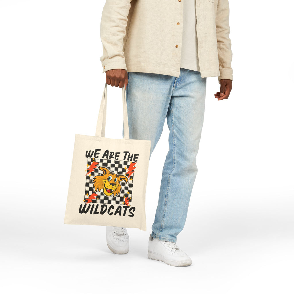 Wildcats Graphic Tote Bag — "We Are The Wildcats" Canvas Shopper