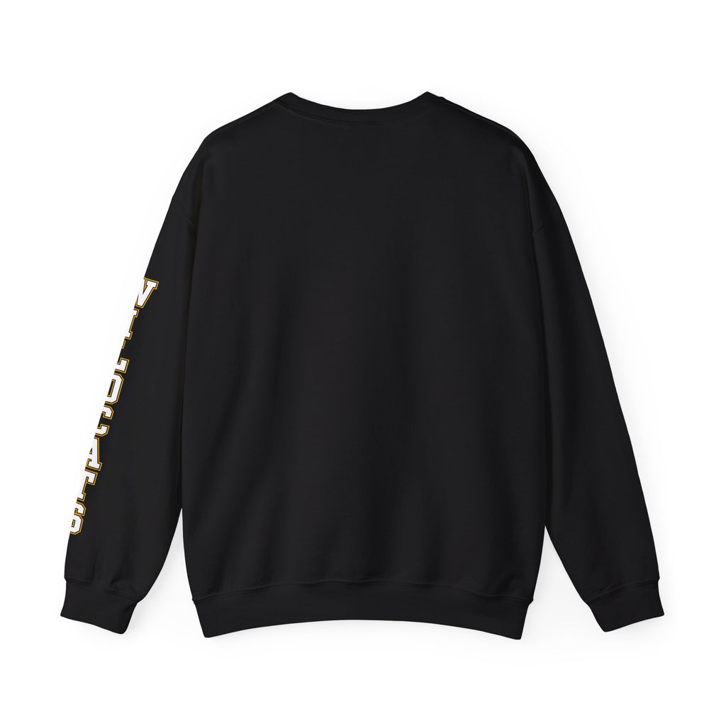 ADULT Woodlake Crewneck Sweatshirt | Collegiate Arc Logo Pullover