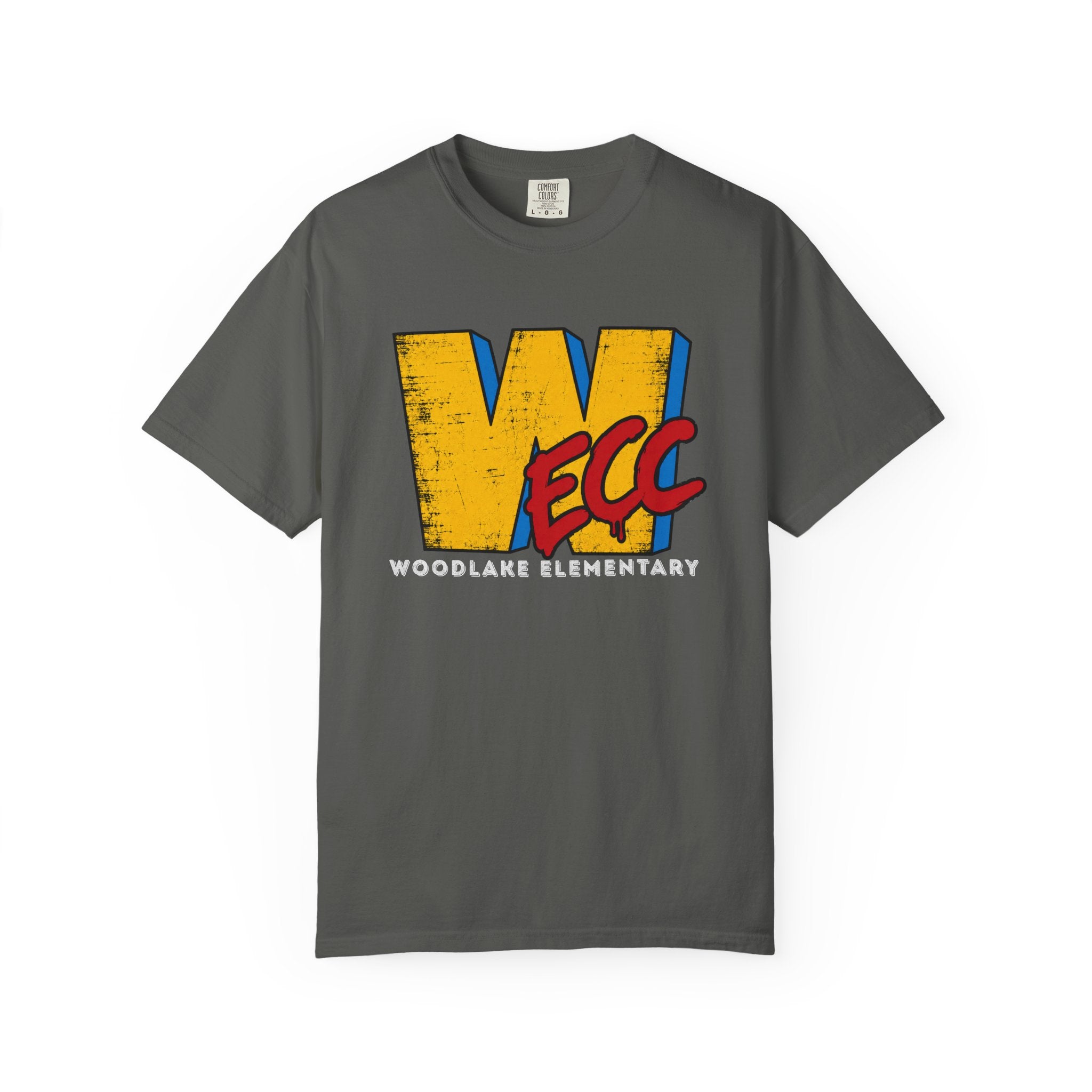 ADULT Woodlake Elementary WECC T-Shirt - School Spirit Vintage Logo Tee
