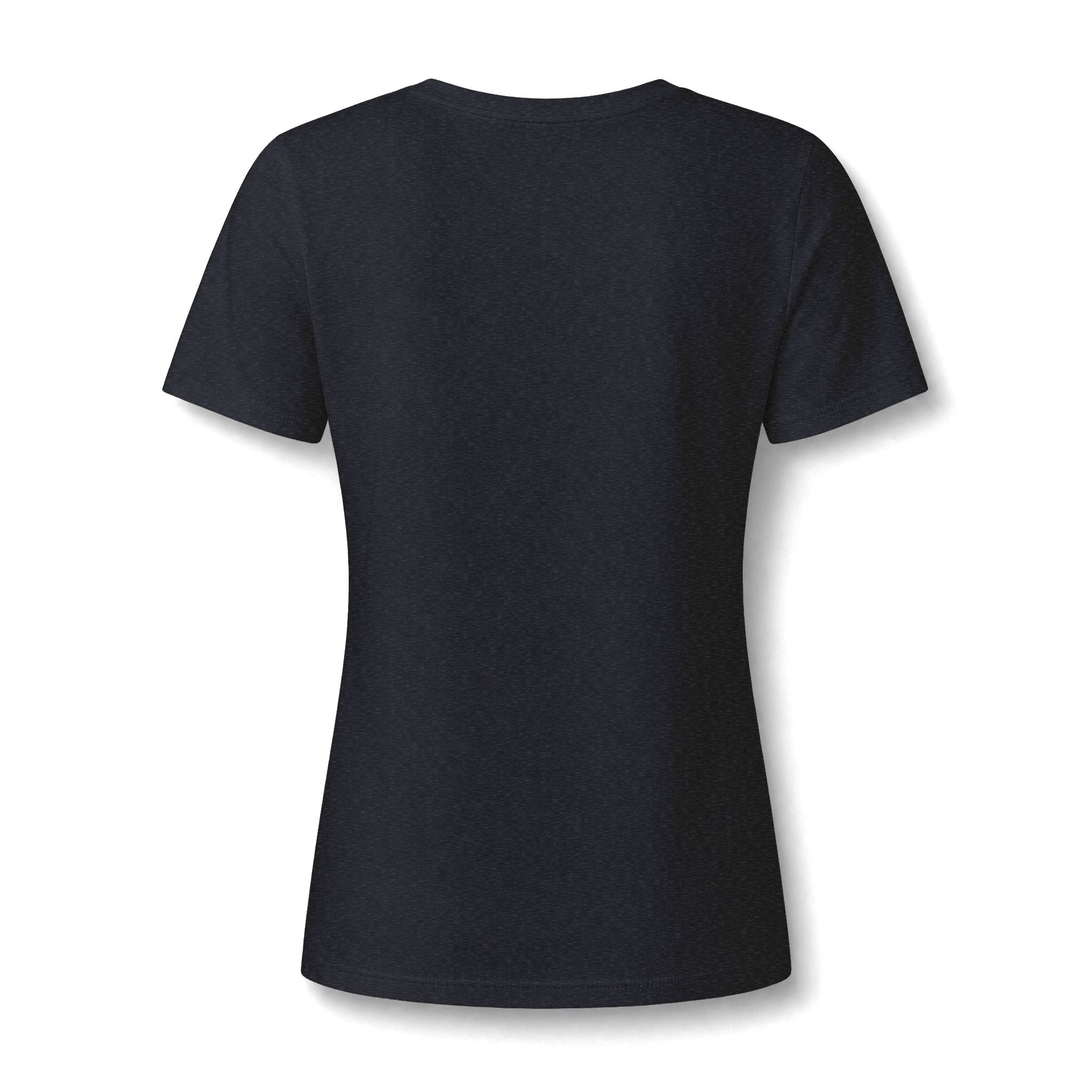 Women's V-Neck Tee — Retro 'WECC'