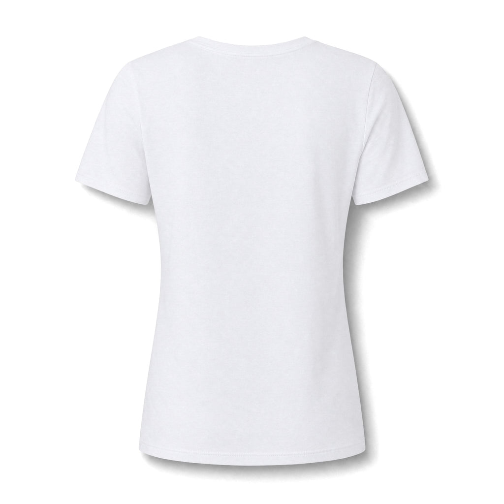 Women's V-Neck Tee — Retro 'WECC'