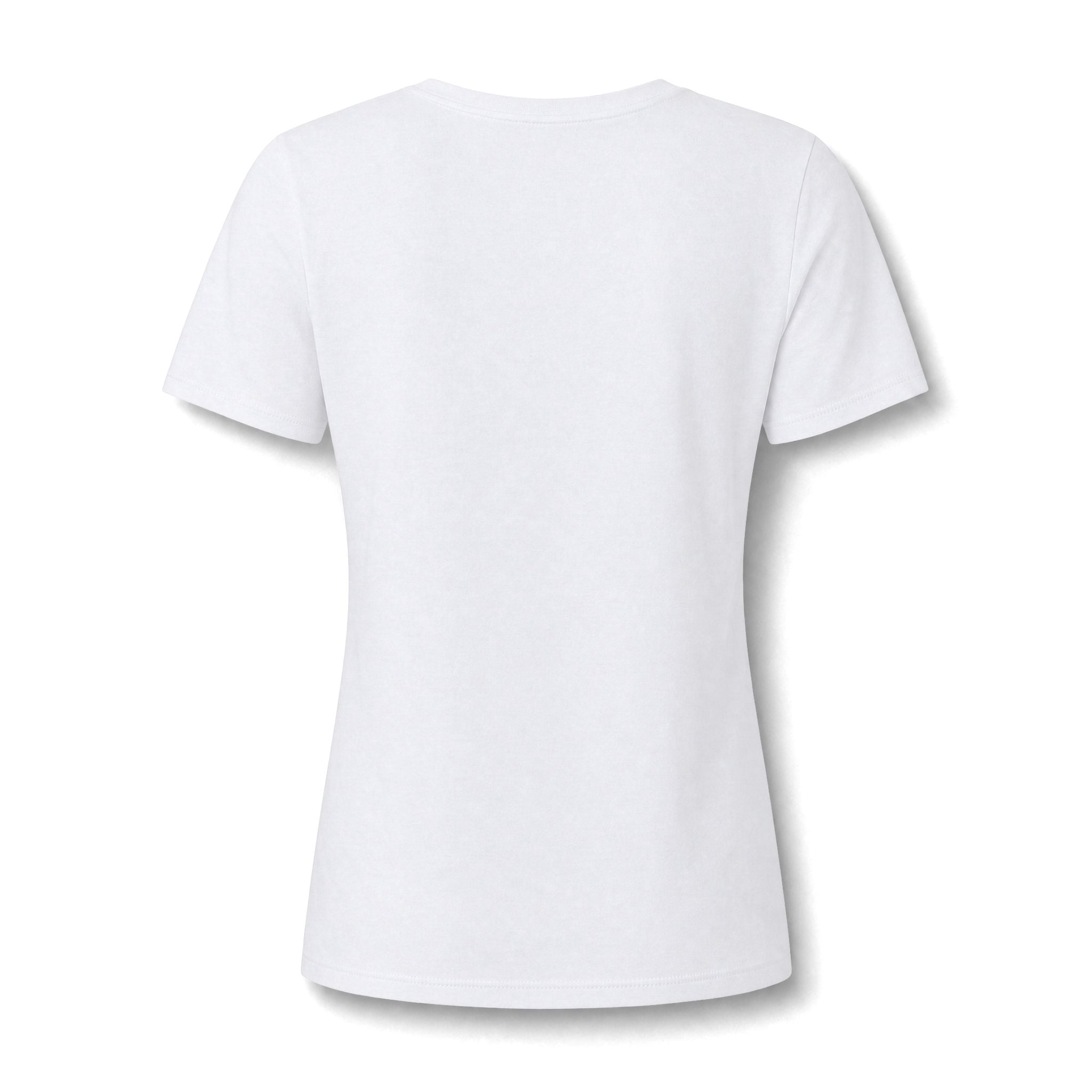 Women's V-Neck Tee — Retro 'WECC'