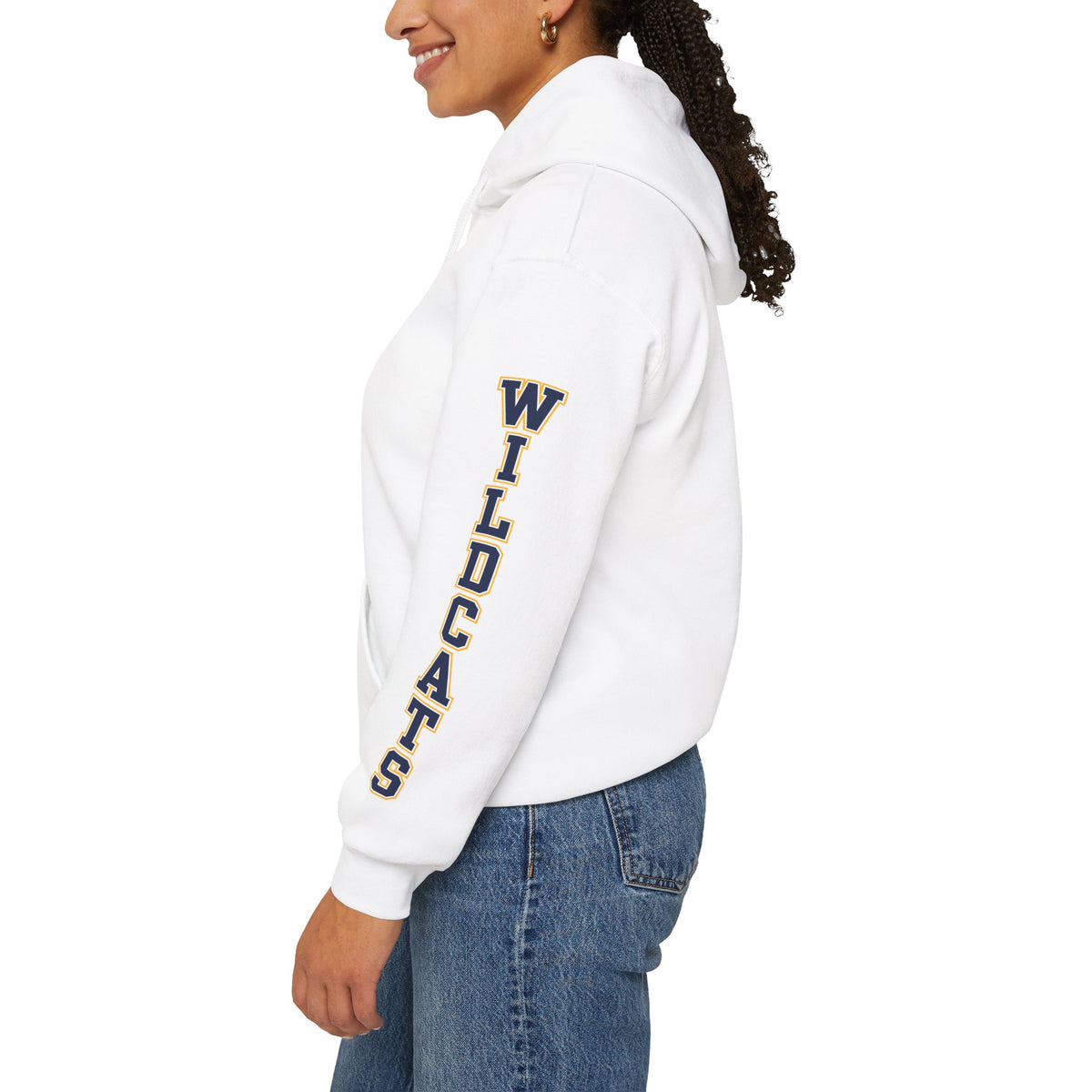 ADULT Woodlake Wildcats Hoodie - Collegiate School Spirit Pullover