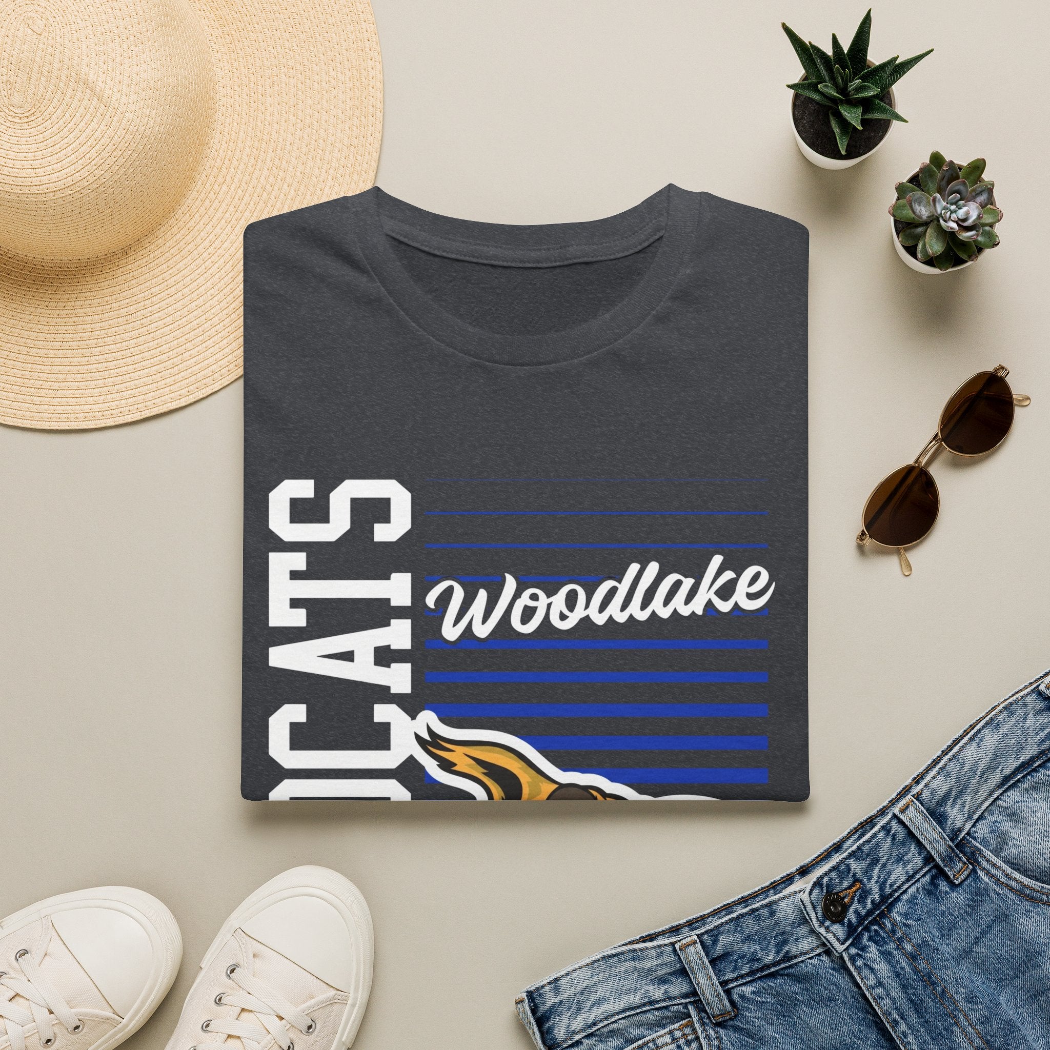 ADULT Woodlake Wildcats Mascot Shirt | T-Shirt
