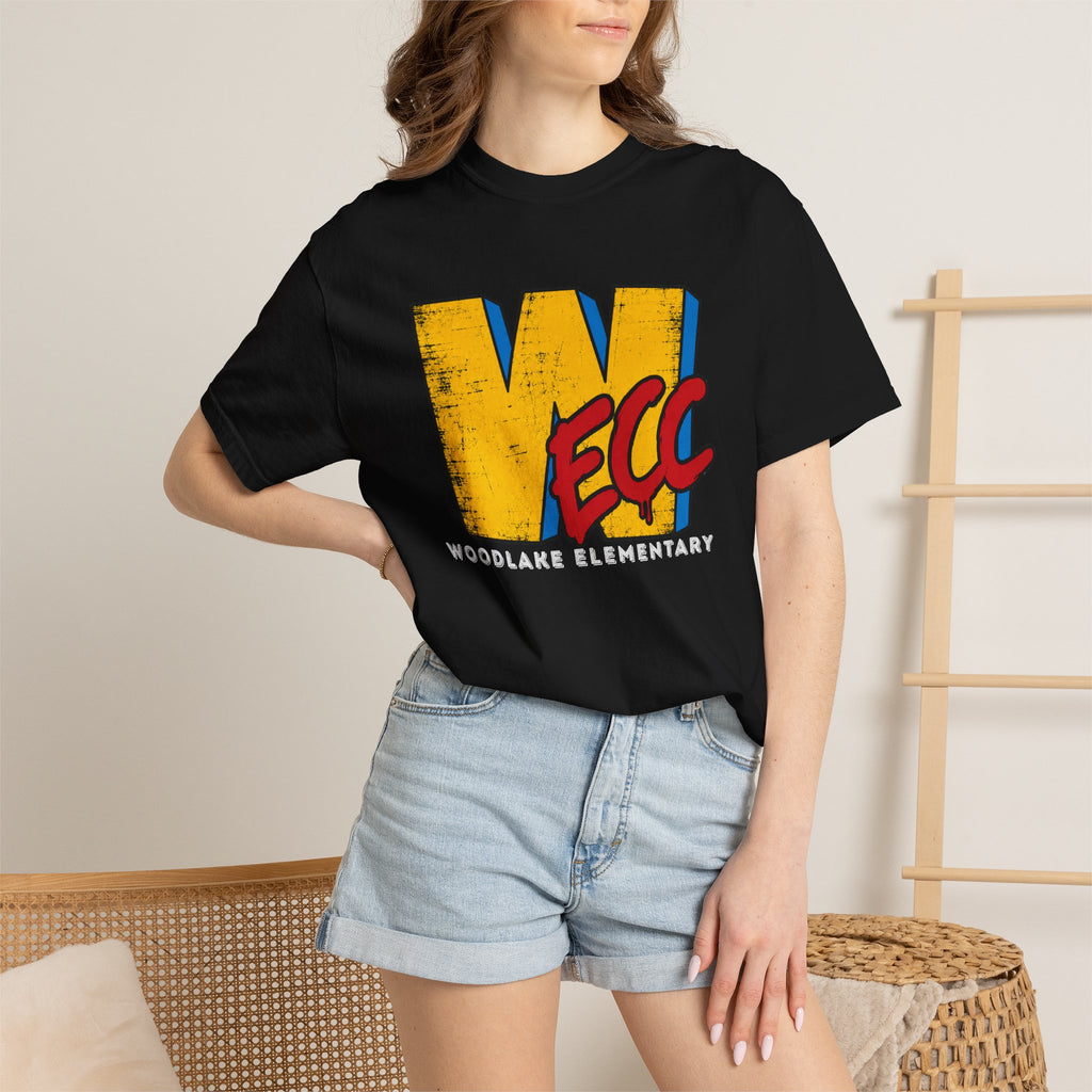 ADULT Woodlake Elementary WECC T-Shirt - School Spirit Vintage Logo Tee