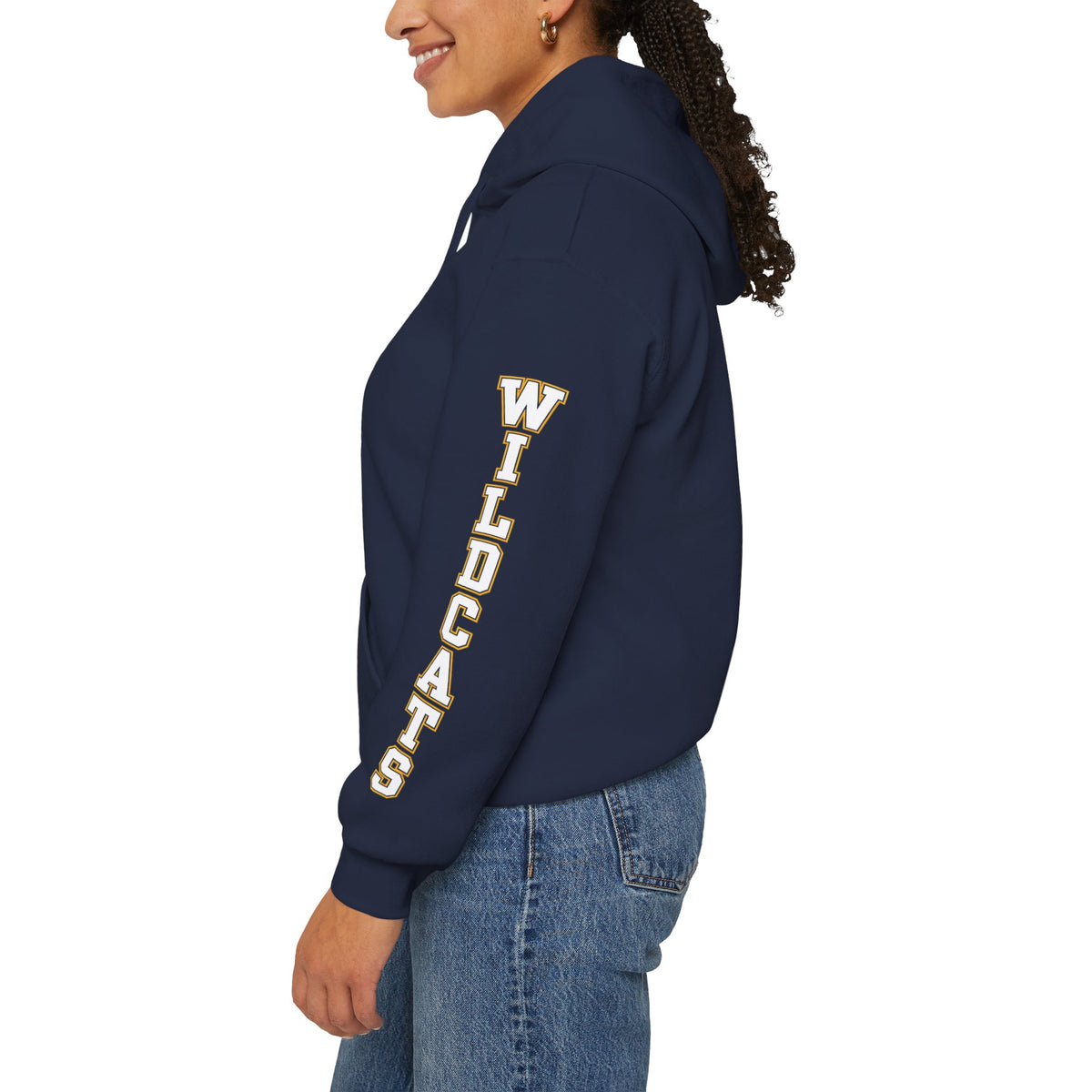 ADULT Woodlake Wildcats Hoodie - Collegiate School Spirit Pullover