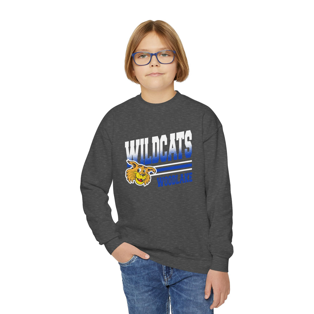 Wildcats KIDS Crewneck Sweatshirt – School Mascot Graphic