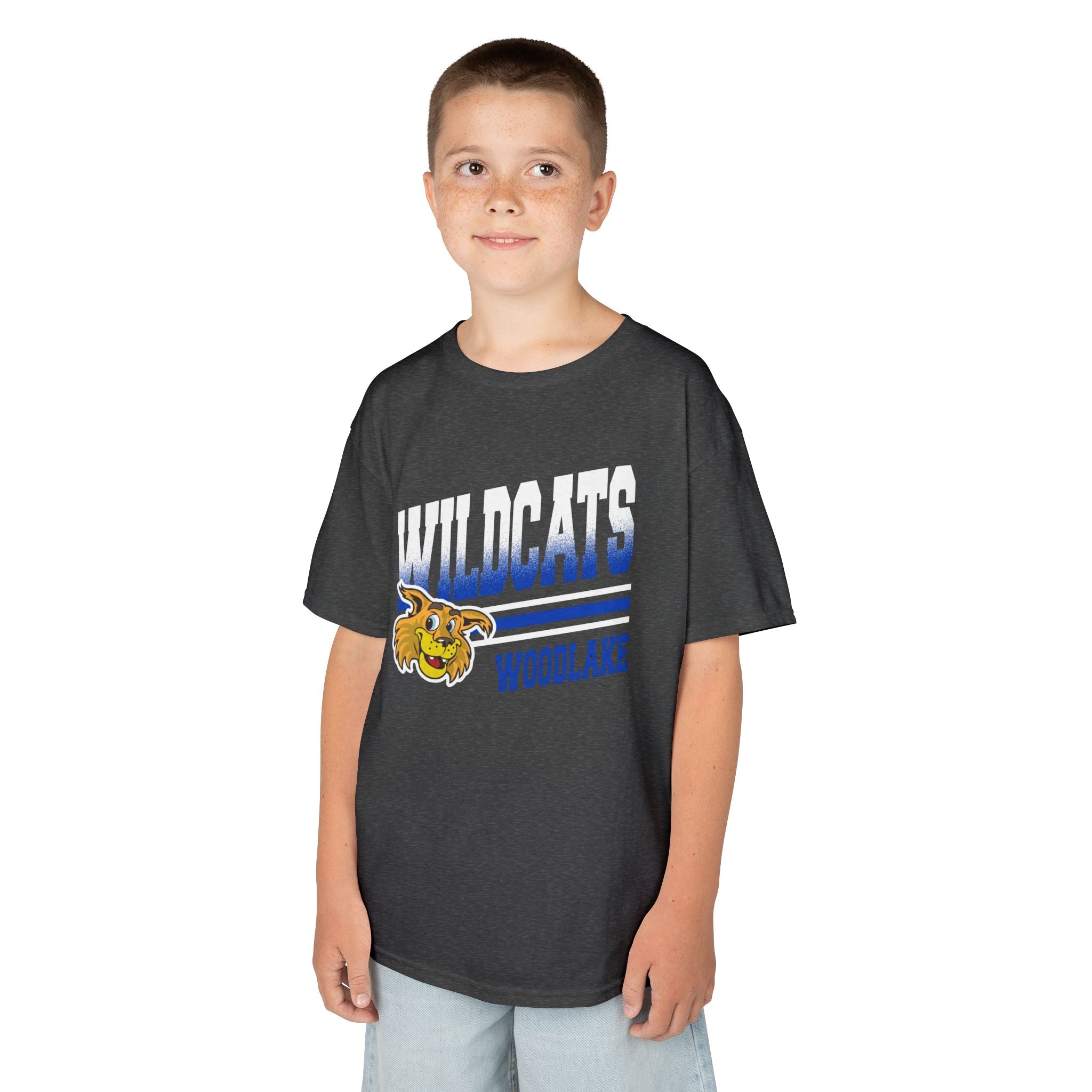 KIDS Wildcats Woodlake T-Shirt — Youth School Mascot Tee