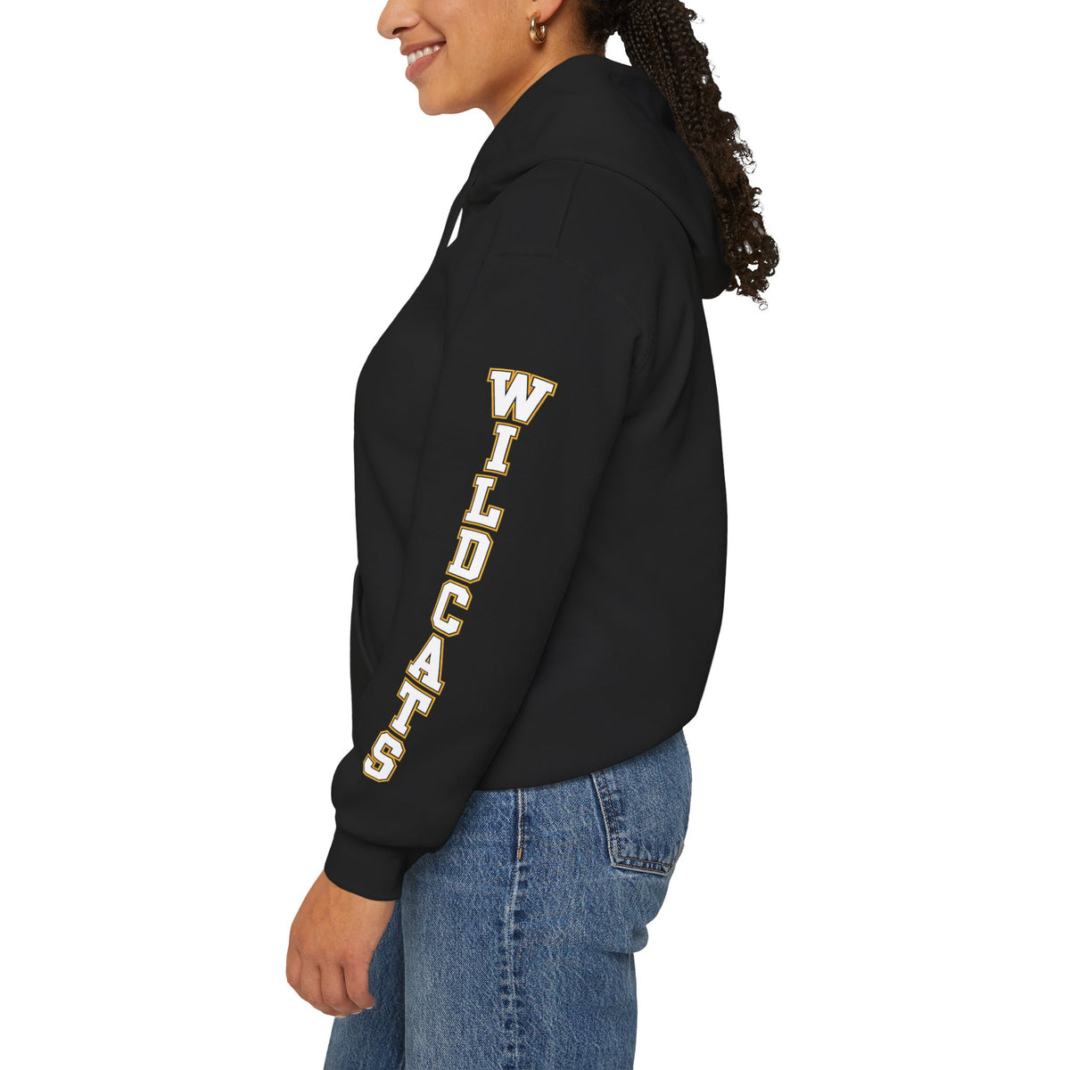 ADULT Woodlake Wildcats Hoodie - Collegiate School Spirit Pullover