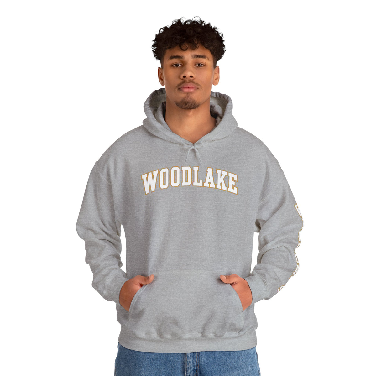ADULT Woodlake Wildcats Hoodie - Collegiate School Spirit Pullover