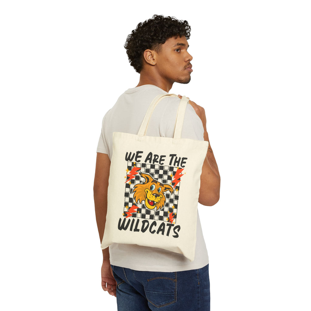 Wildcats Graphic Tote Bag — "We Are The Wildcats" Canvas Shopper