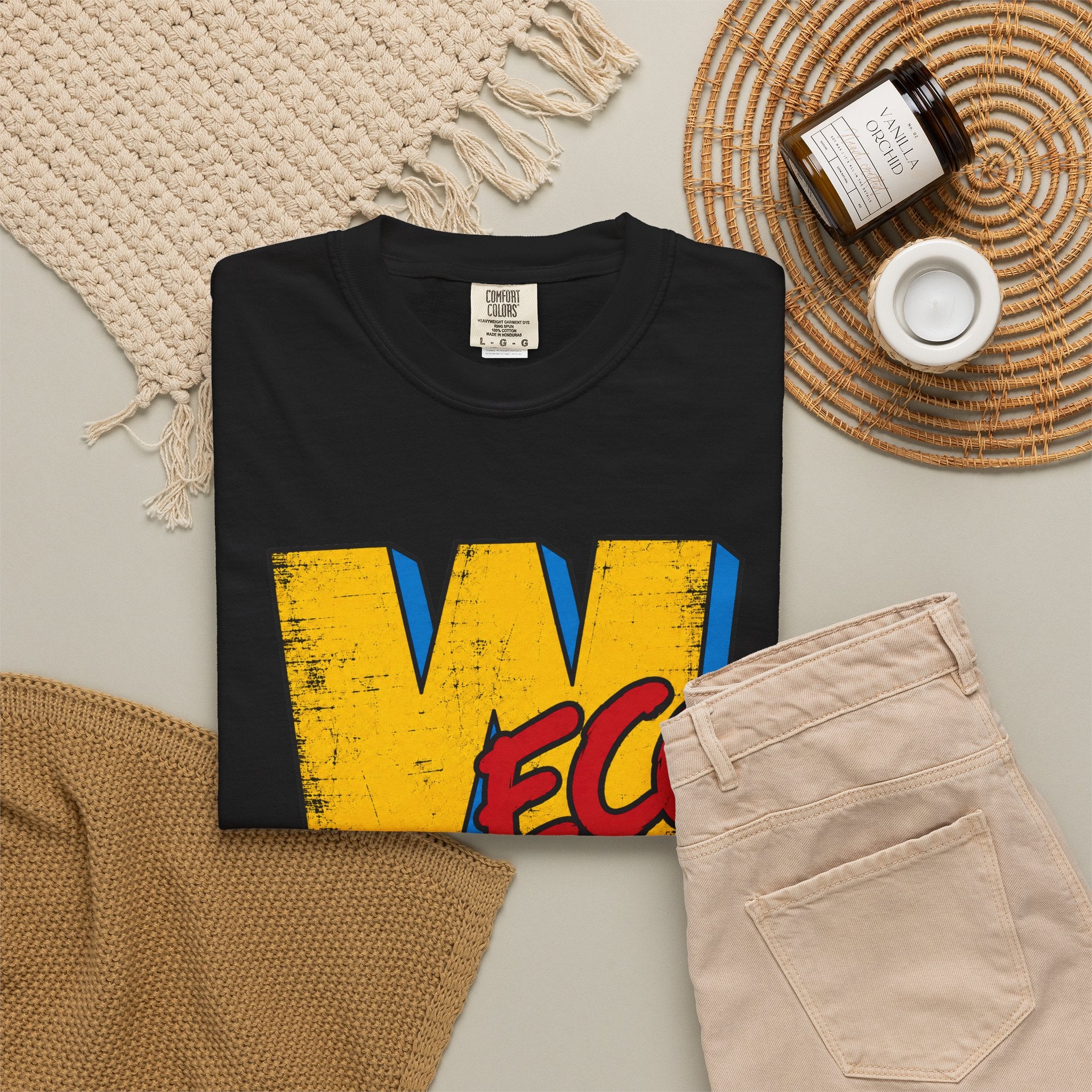 ADULT Woodlake Elementary WECC T-Shirt - School Spirit Vintage Logo Tee
