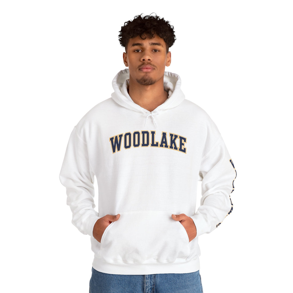 ADULT Woodlake Wildcats Hoodie - Collegiate School Spirit Pullover