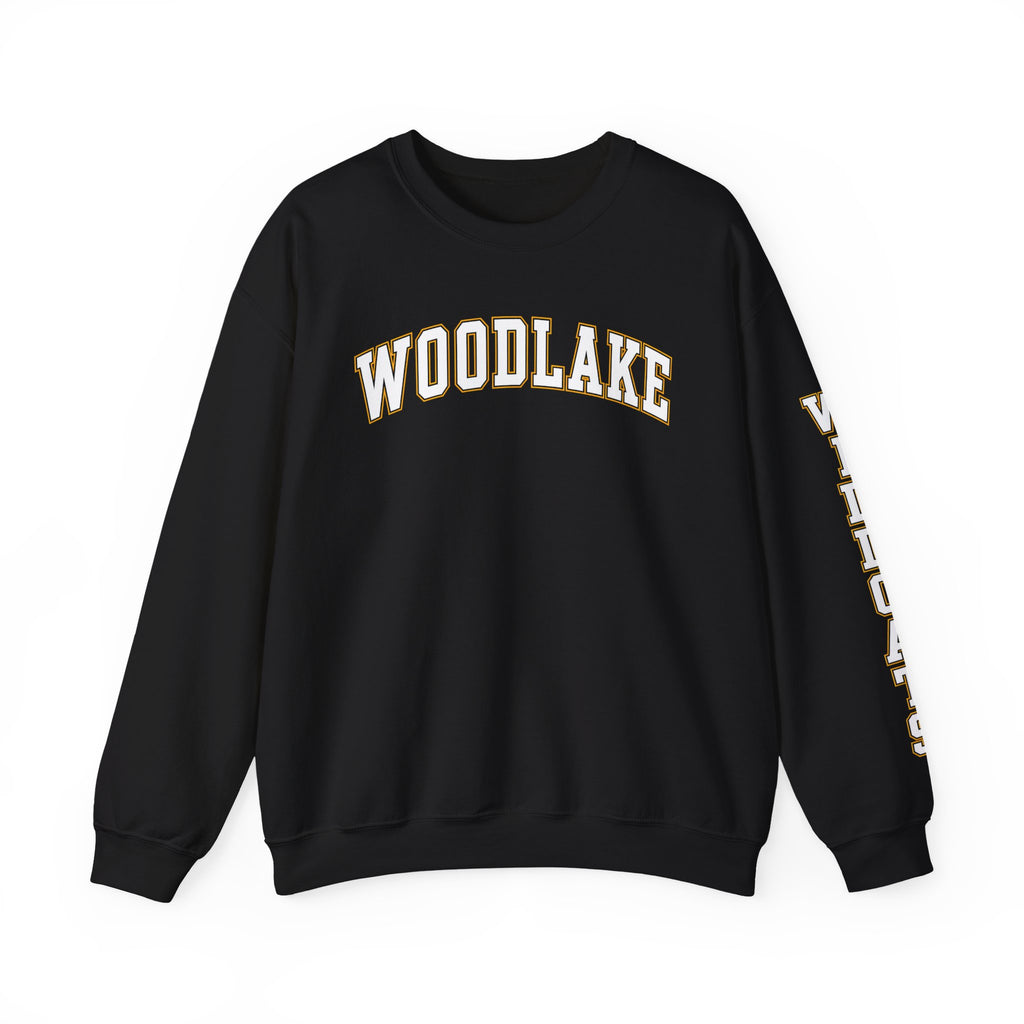 ADULT Woodlake Crewneck Sweatshirt | Collegiate Arc Logo Pullover