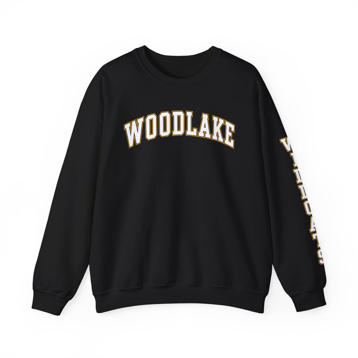 ADULT Woodlake Crewneck Sweatshirt | Collegiate Arc Logo Pullover