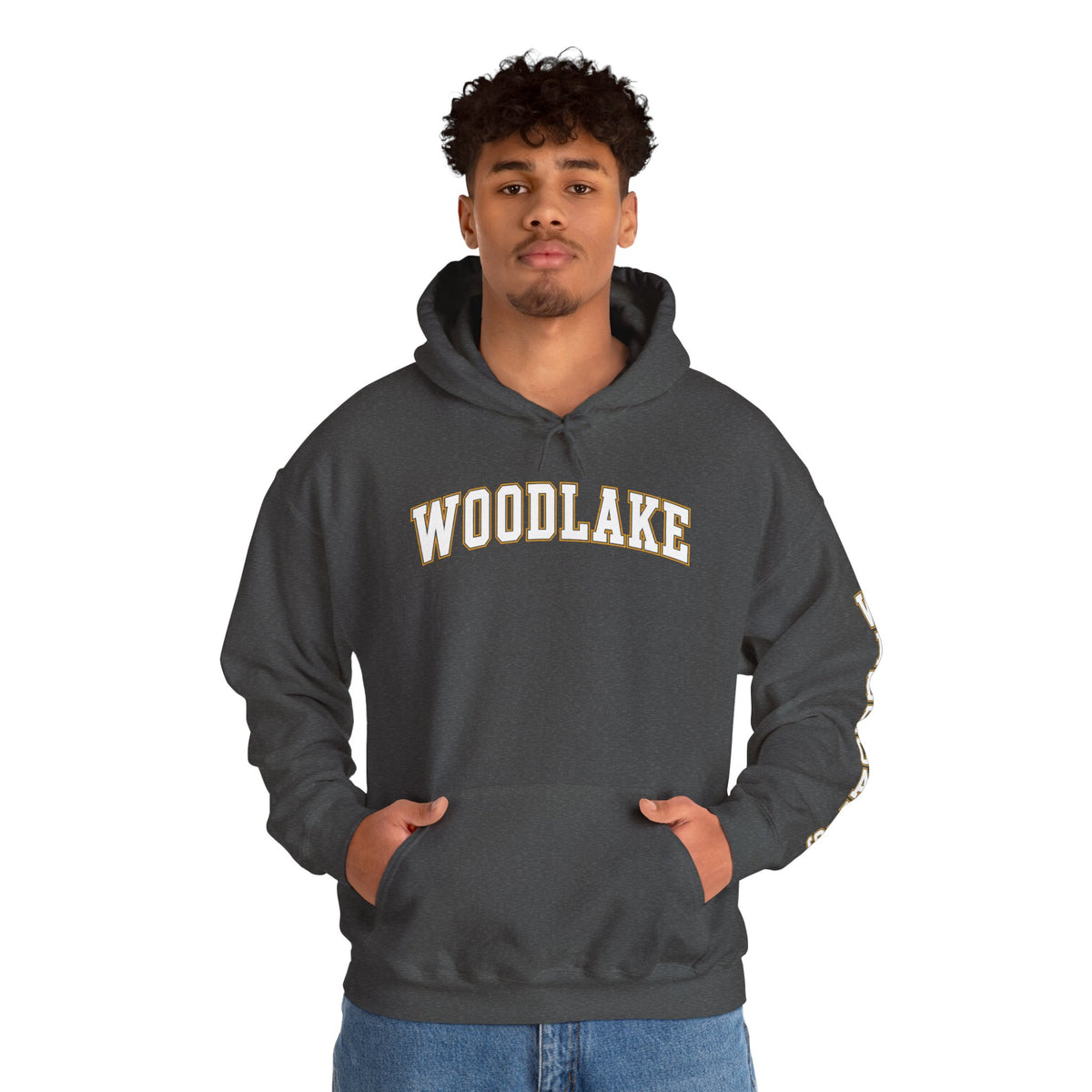 ADULT Woodlake Wildcats Hoodie - Collegiate School Spirit Pullover