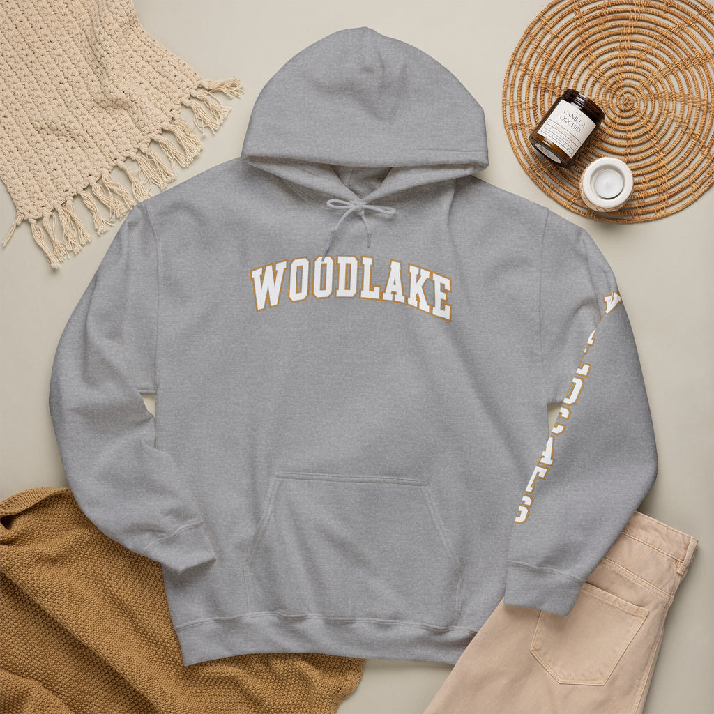 ADULT Woodlake Wildcats Hoodie - Collegiate School Spirit Pullover