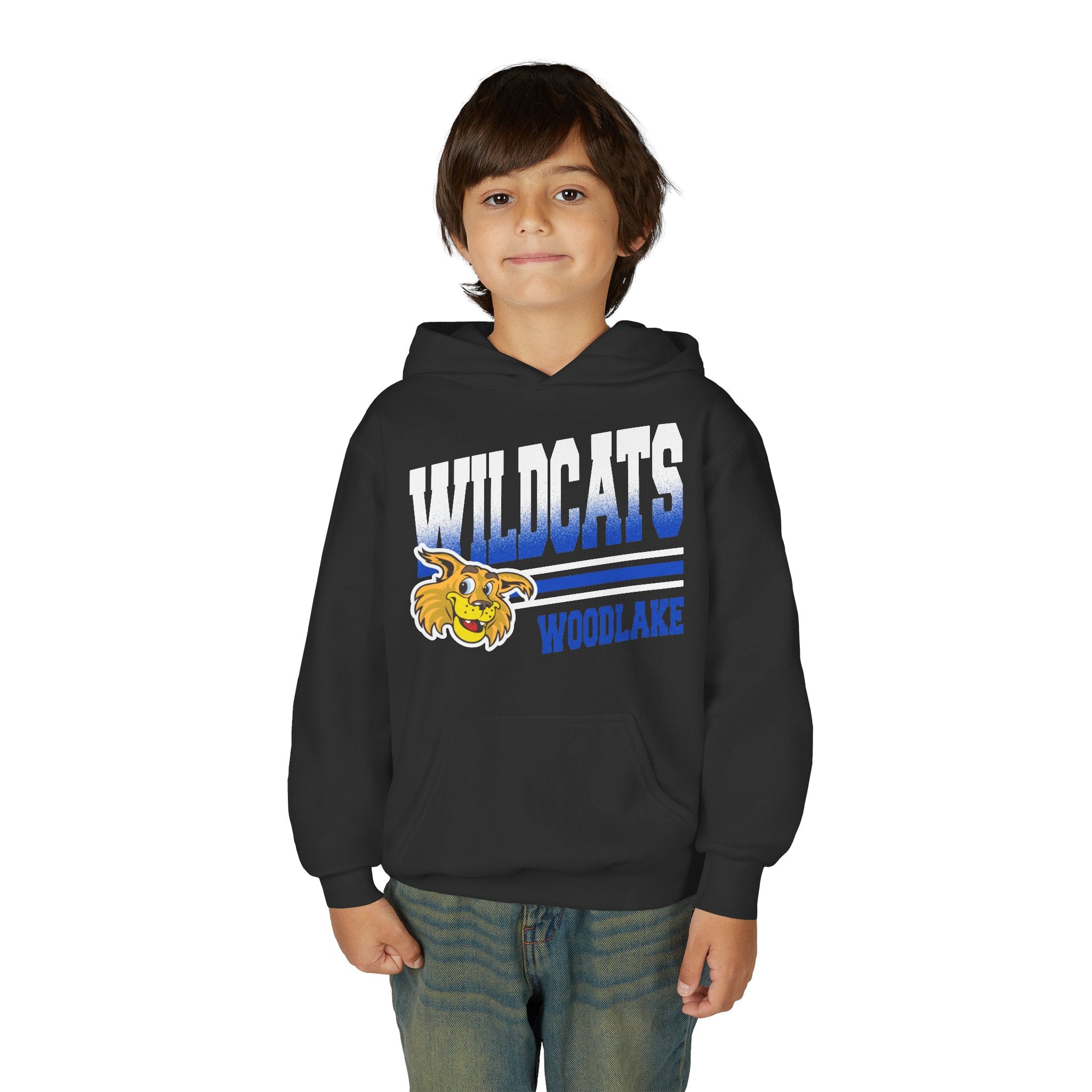 YOUTH Wildcats Woodlake Hoodie – School Spirit Pullover