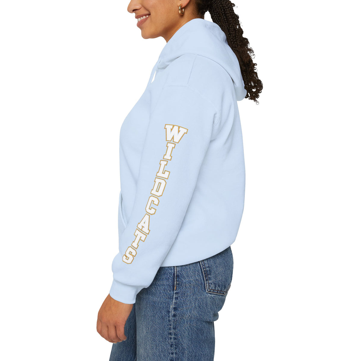 ADULT Woodlake Wildcats Hoodie - Collegiate School Spirit Pullover