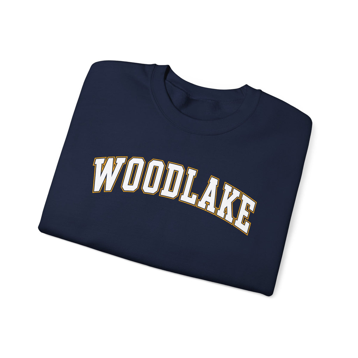 ADULT Woodlake Crewneck Sweatshirt | Collegiate Arc Logo Pullover