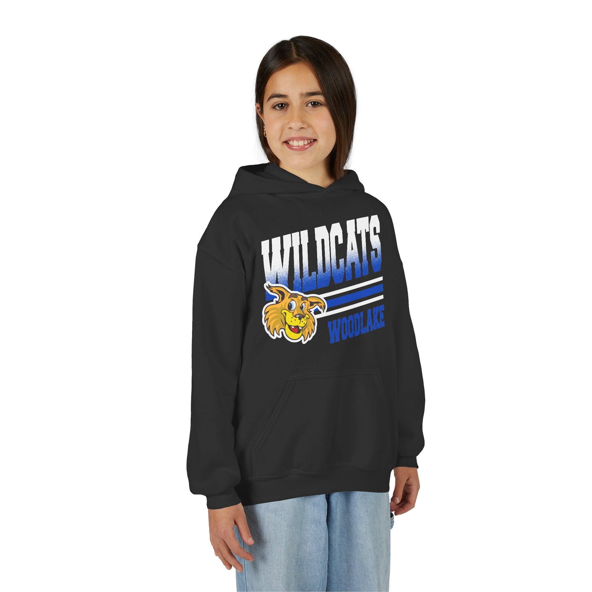 YOUTH Wildcats Woodlake Hoodie – School Spirit Pullover