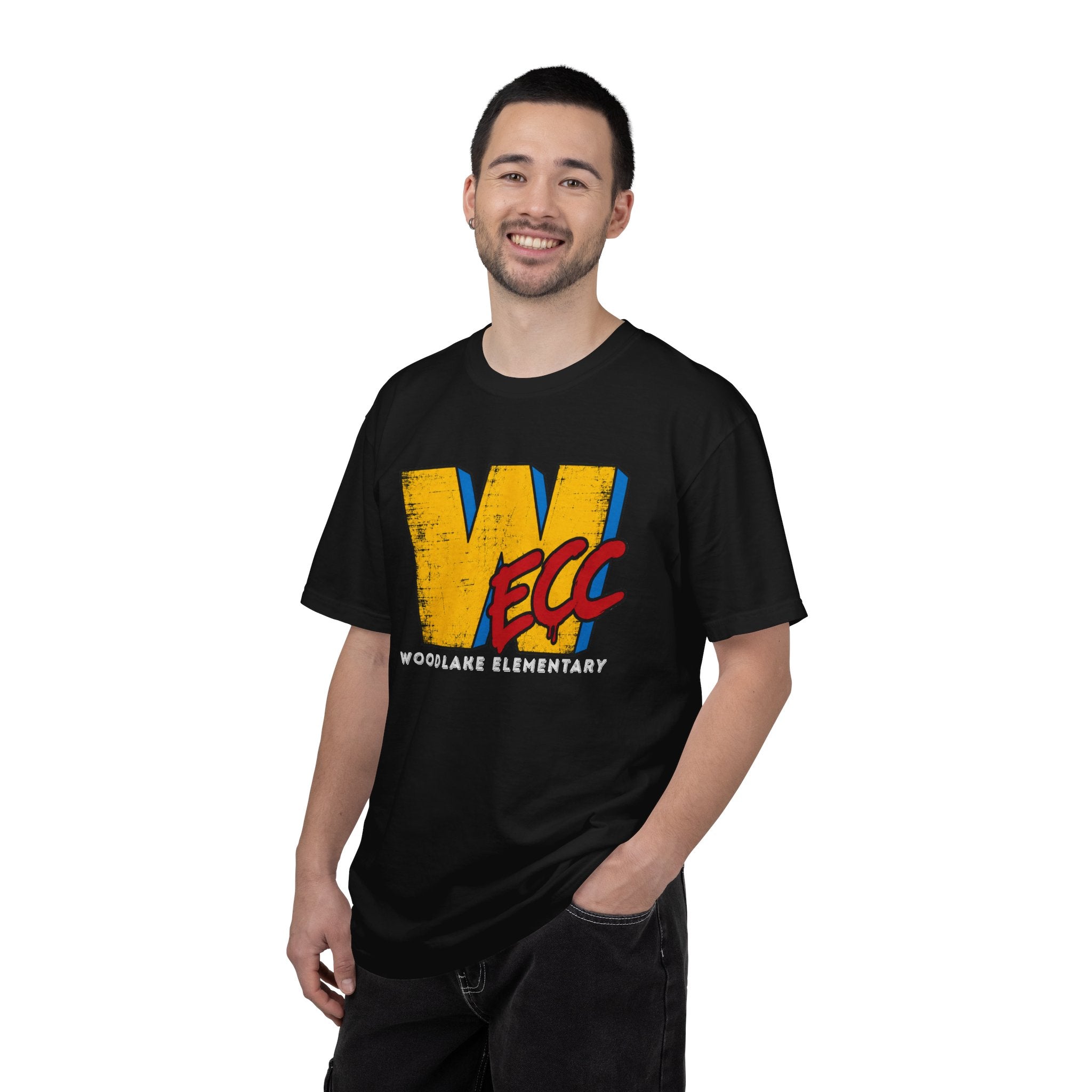 ADULT Woodlake Elementary WECC T-Shirt - School Spirit Vintage Logo Tee