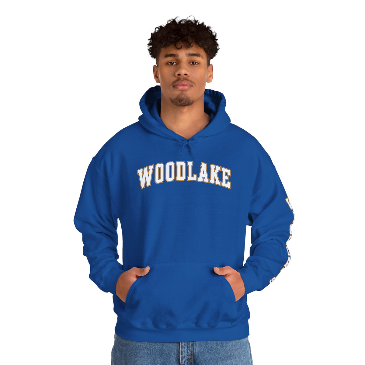 ADULT Woodlake Wildcats Hoodie - Collegiate School Spirit Pullover