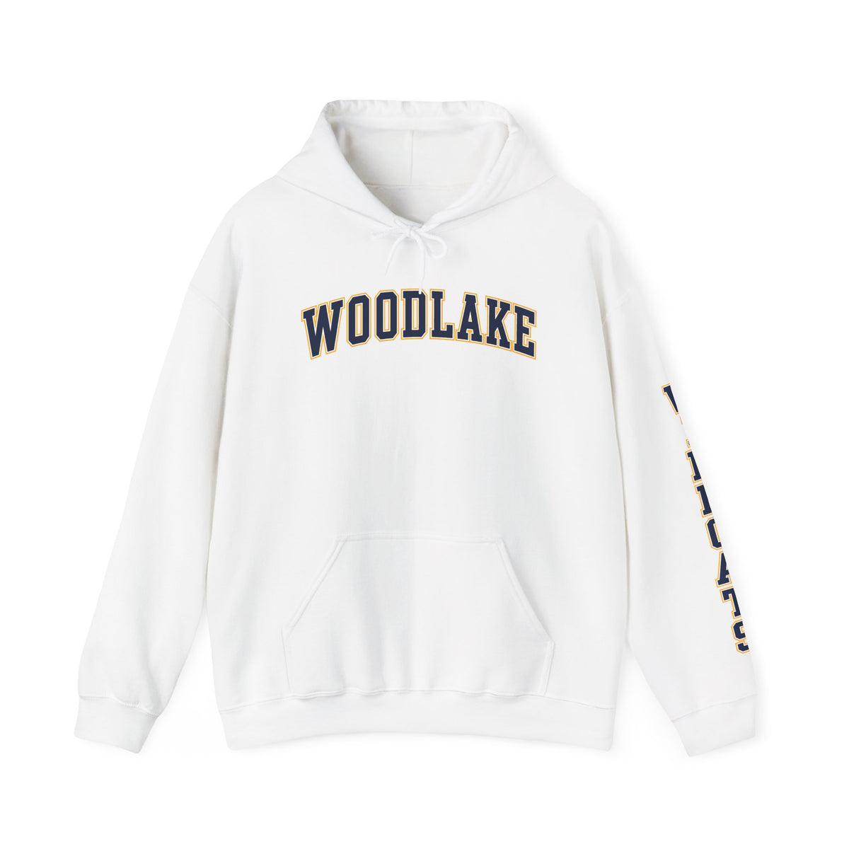 ADULT Woodlake Wildcats Hoodie - Collegiate School Spirit Pullover